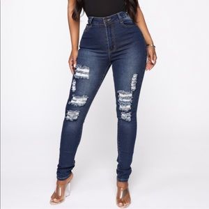 2x Fashion Nova Ripped Jeans Bundle. Both NWT